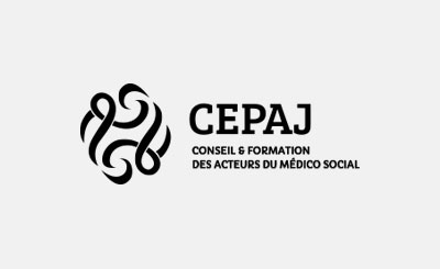 Westango créé le logo CEPAJ, conseil et formation des acteurs du médico social